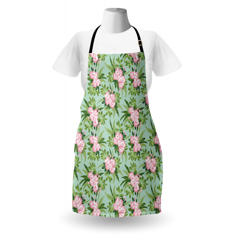 Hibiscus Blooming Bouquets Apron