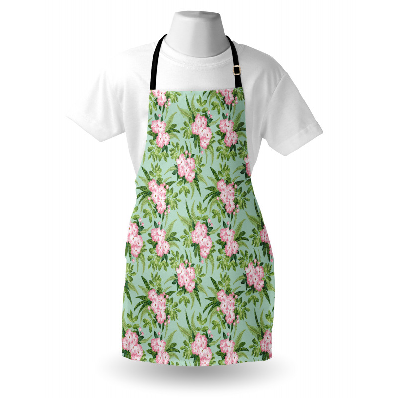 Hibiscus Blooming Bouquets Apron