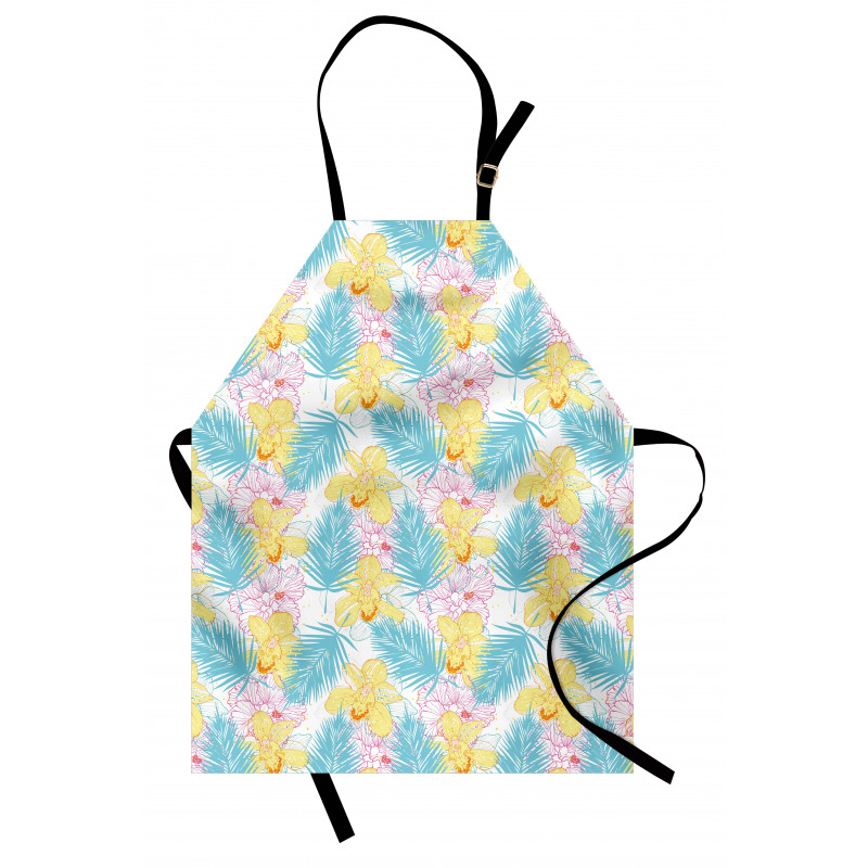 Orchids with Paint Spots Apron