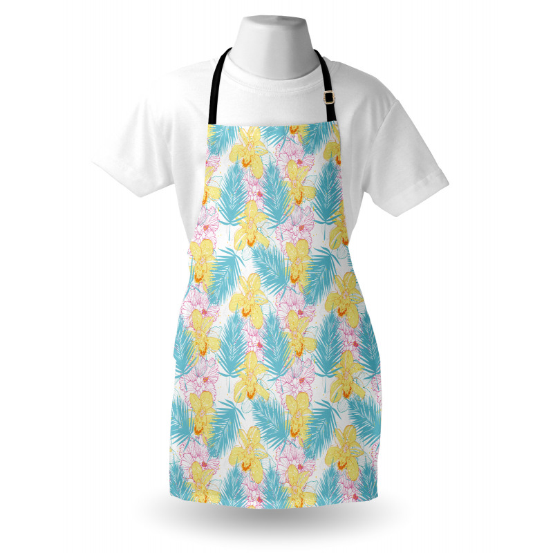 Orchids with Paint Spots Apron