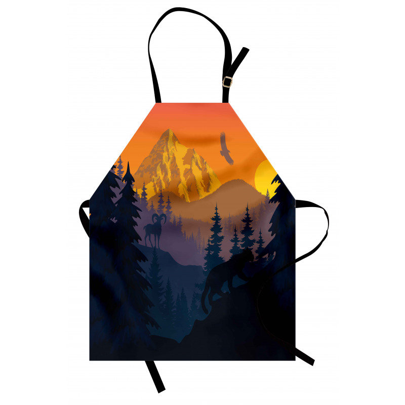 Wild Nature Landscape Art Apron