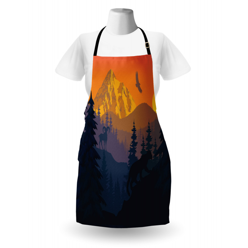 Wild Nature Landscape Art Apron