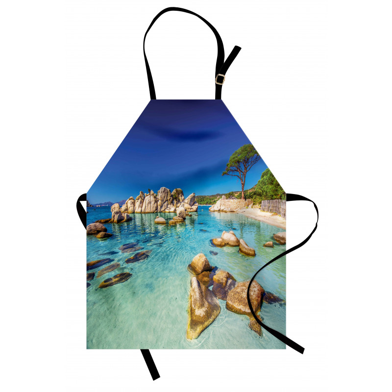 Beach and Clear Ocean Apron