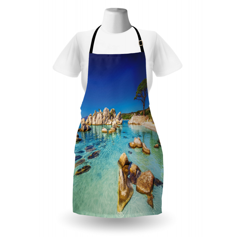 Beach and Clear Ocean Apron