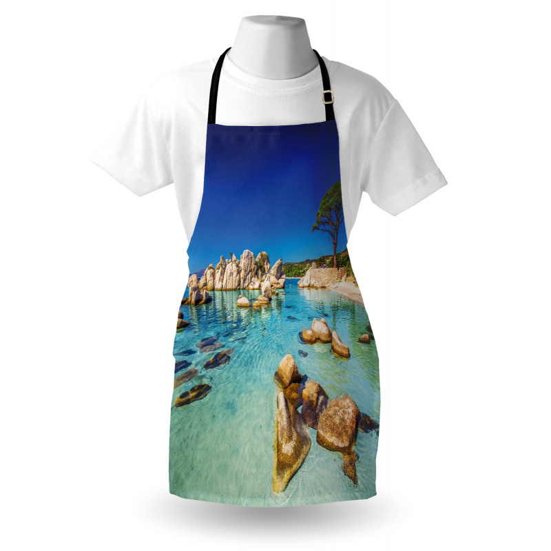 Beach and Clear Ocean Apron