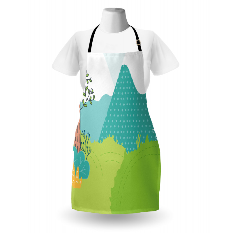 Dotted Mountains Apron