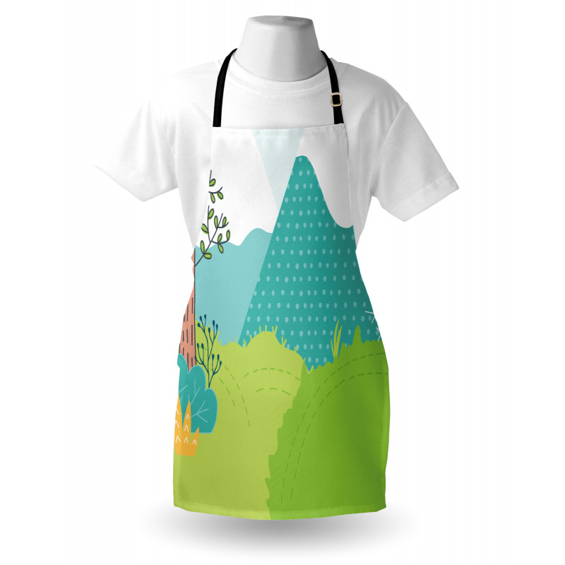 Dotted Mountains Apron