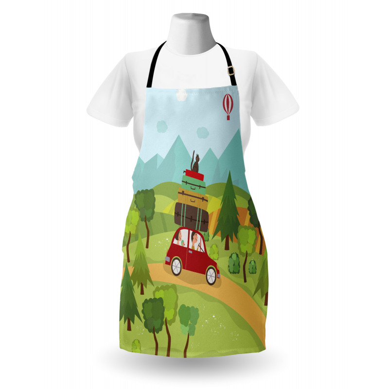 Road Tripping Family Apron