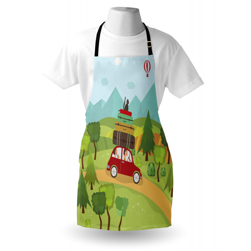 Road Tripping Family Apron