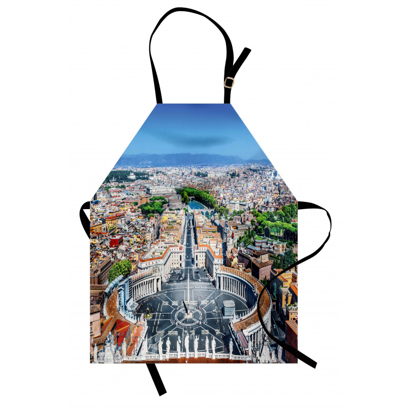 Square in Rome Cityscape Apron