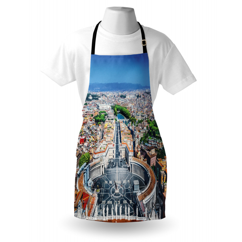 Square in Rome Cityscape Apron