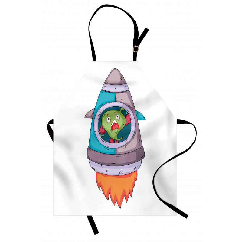 Monster Rocket Space Travel Apron