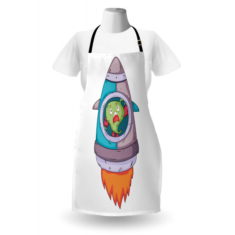 Monster Rocket Space Travel Apron