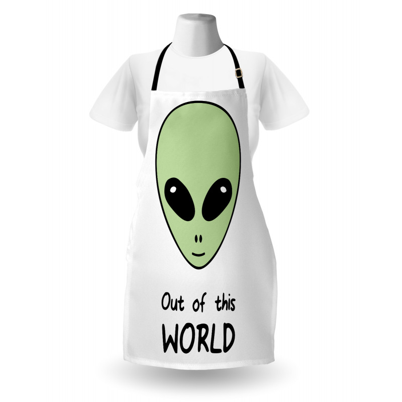 Out of This World UFO Being Apron