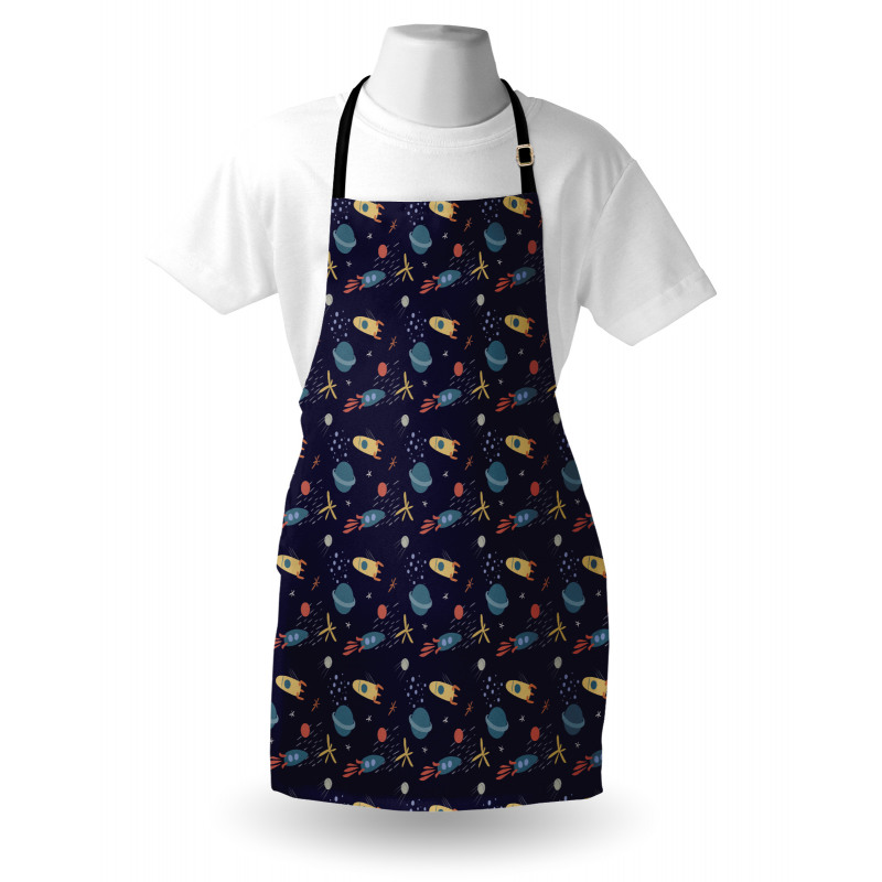 Stars Rockets and Planets Apron