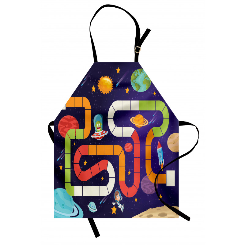 Cartoon Style Children Flying Apron