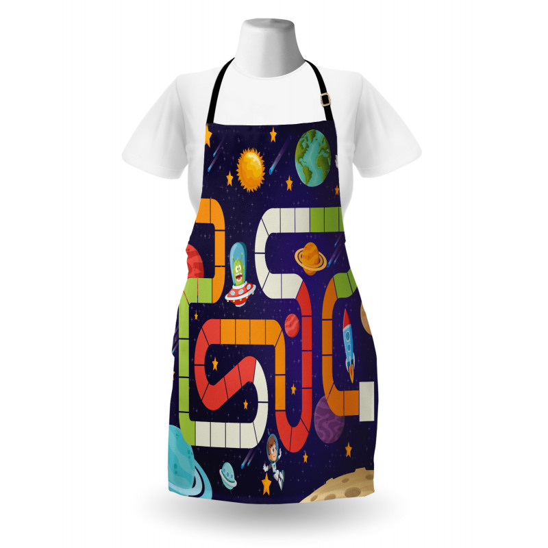 Cartoon Style Children Flying Apron