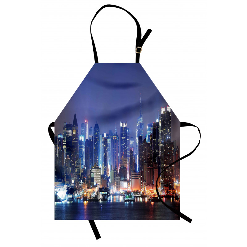 River and Skyline Photo Apron