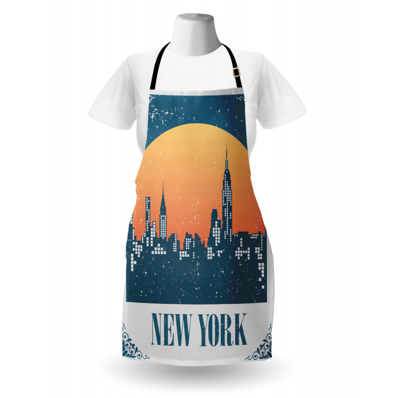 New York City at Sunset Apron