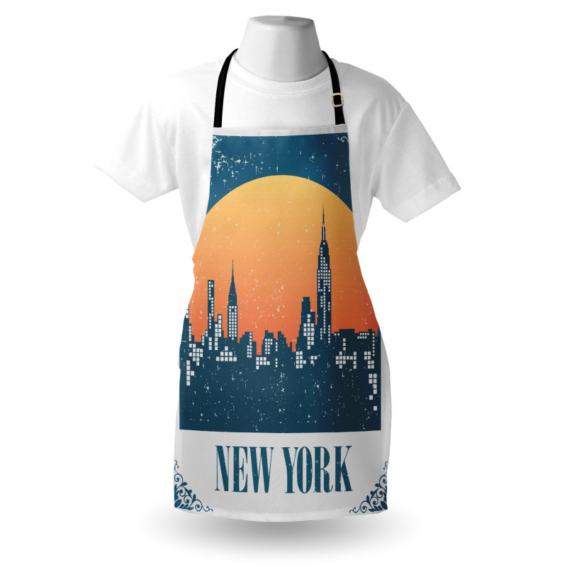 New York City at Sunset Apron