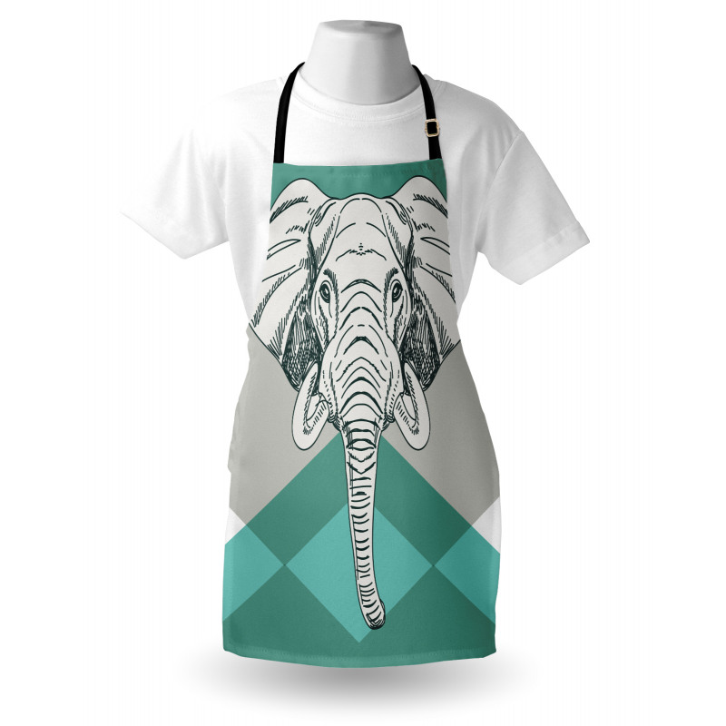 Minimalist Boho Elephant Apron