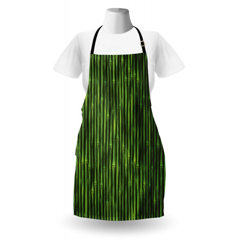 Tropical Bamboo Stems Apron