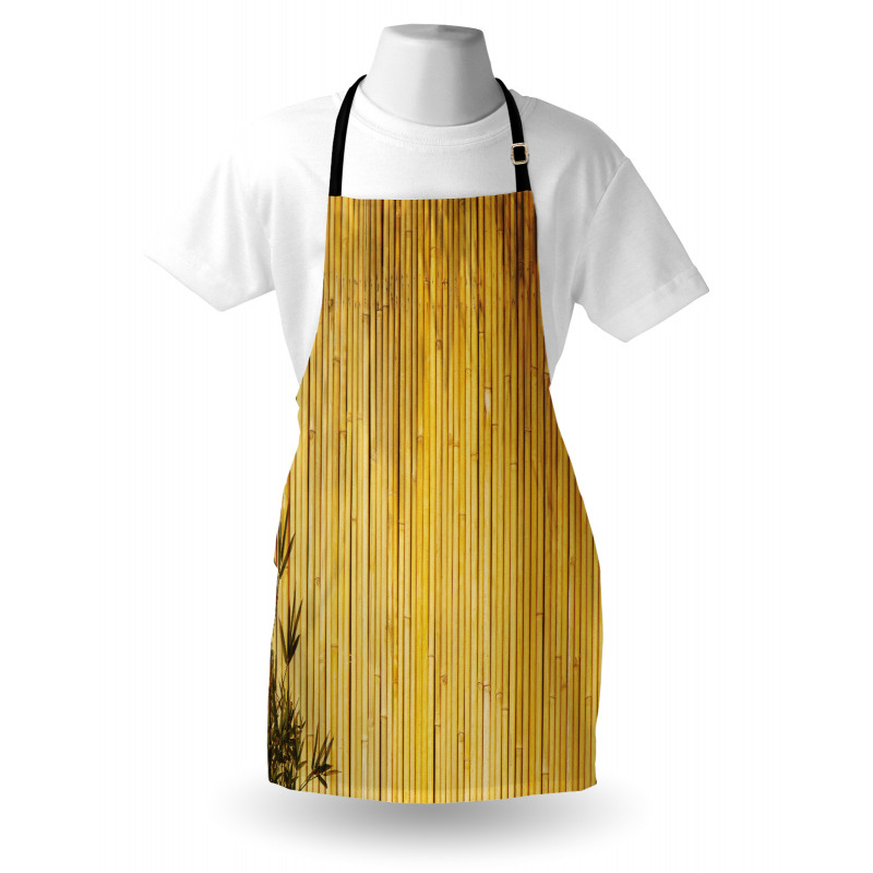 Nature Wood Leaves Stems Apron