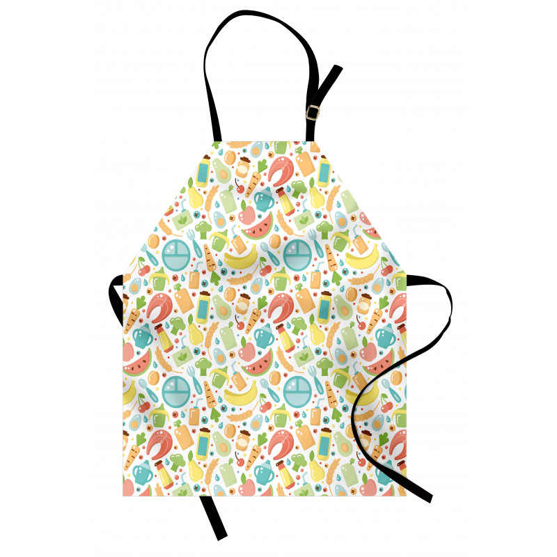 Baby Food Banana Watermelon Apron