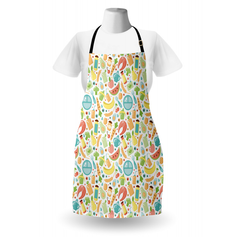 Baby Food Banana Watermelon Apron