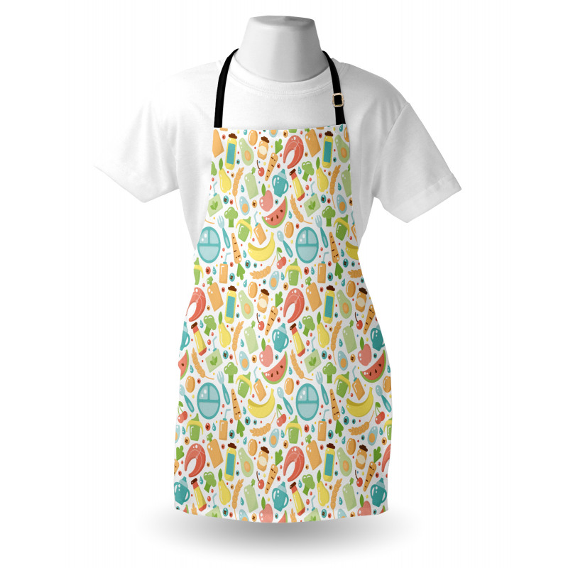 Baby Food Banana Watermelon Apron