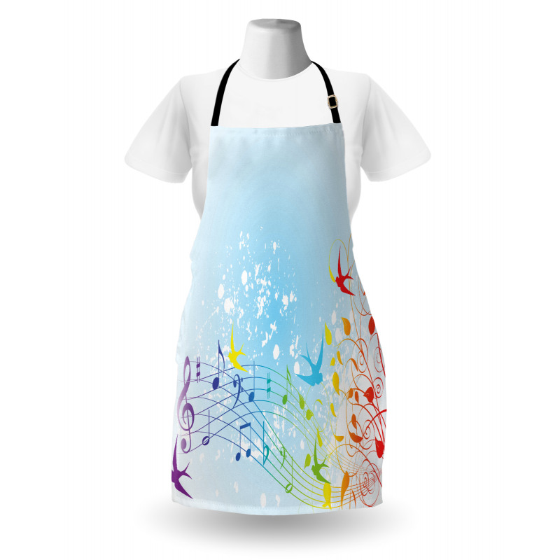 Spring Scene Flourishes Apron