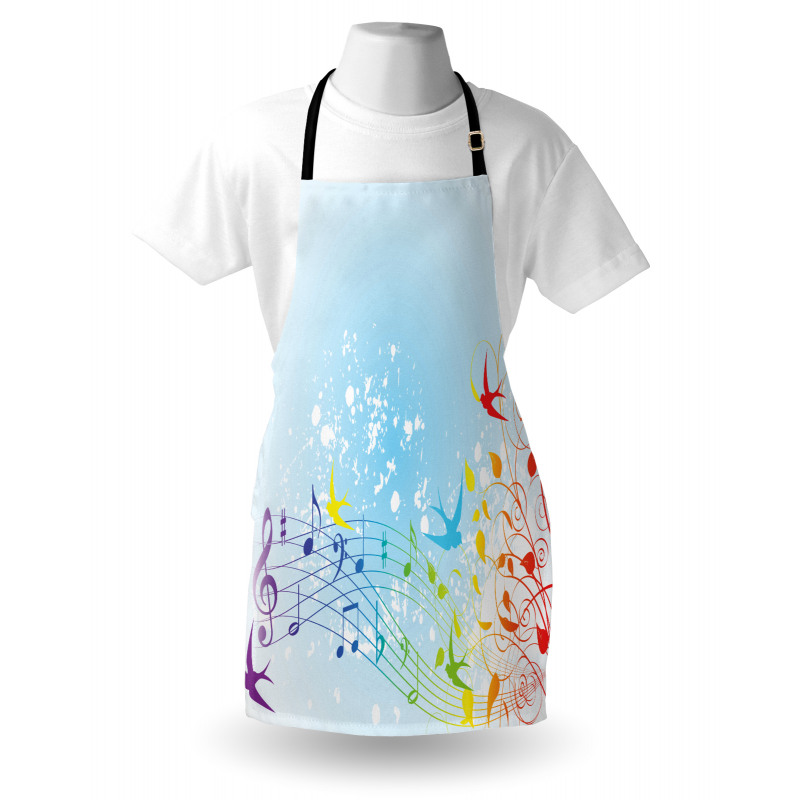 Spring Scene Flourishes Apron