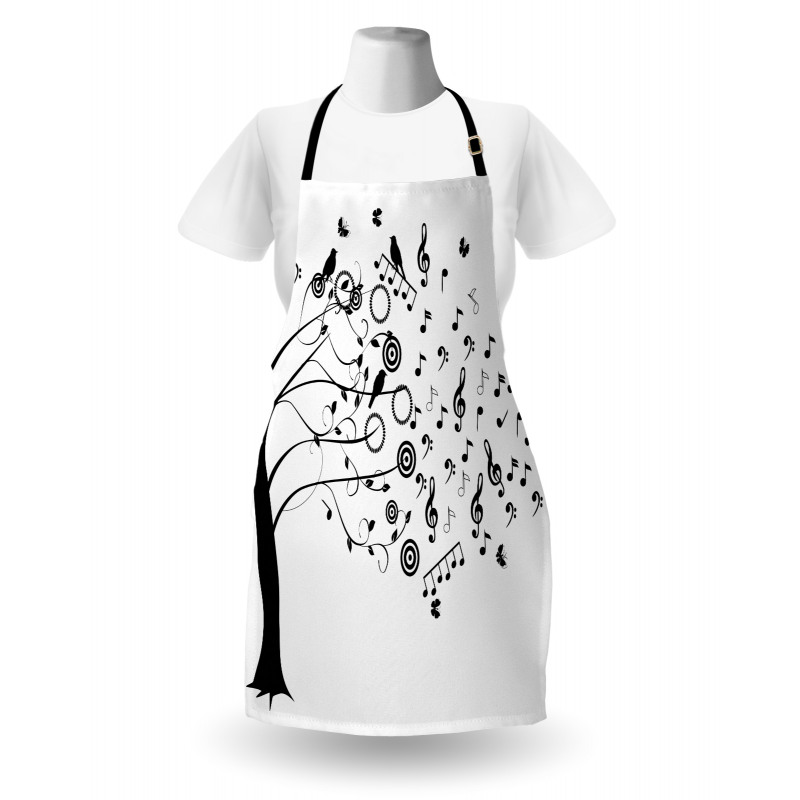 Flowing Motifs Birds Apron