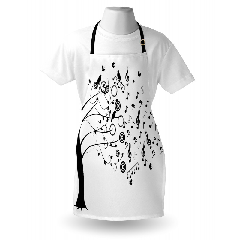 Flowing Motifs Birds Apron