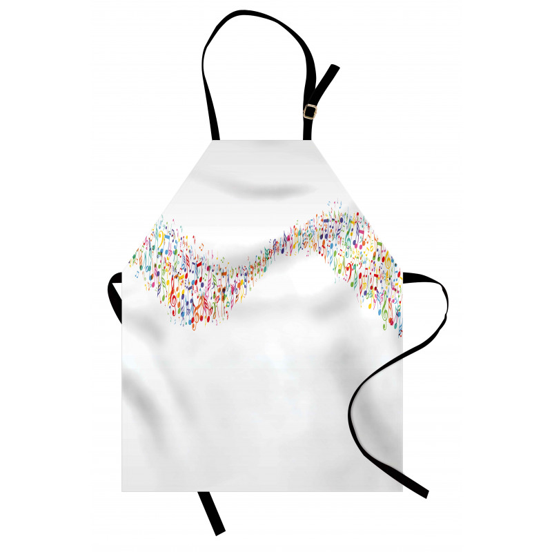 Colorful Wave Banner Apron