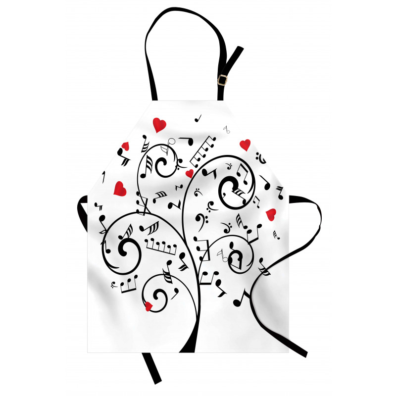 Romantic Tree and Hearts Apron