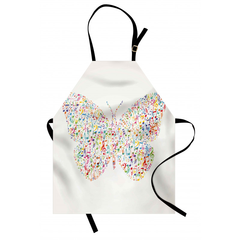 Butterfly with Notes Apron