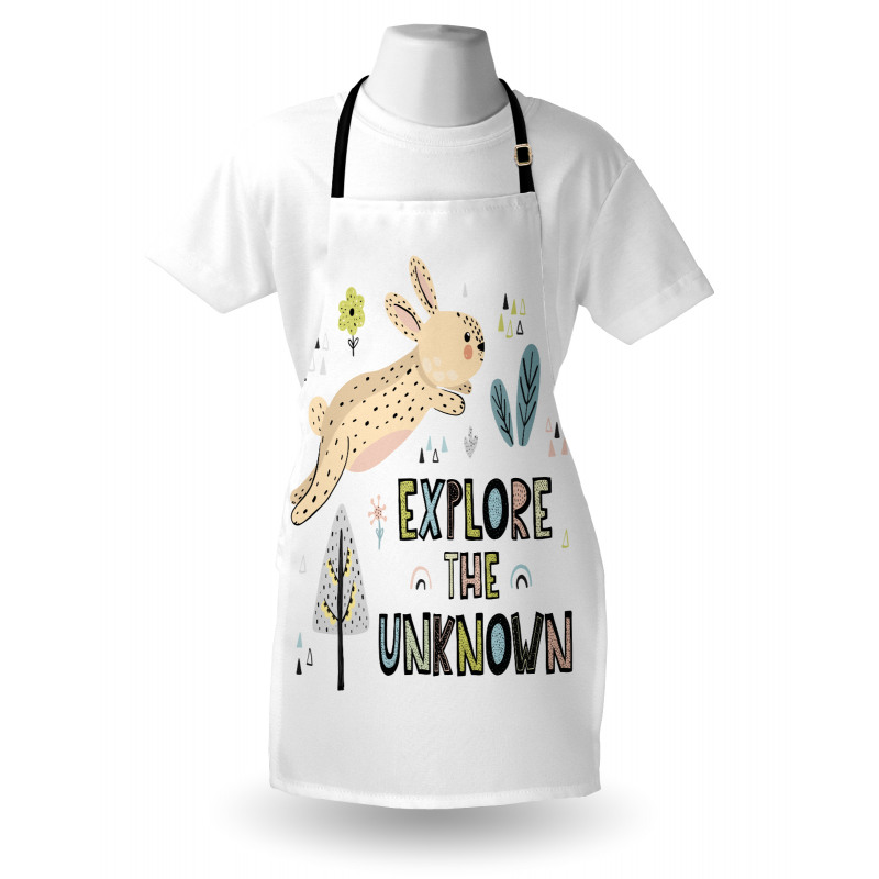 Hopping Bunny Botany Apron