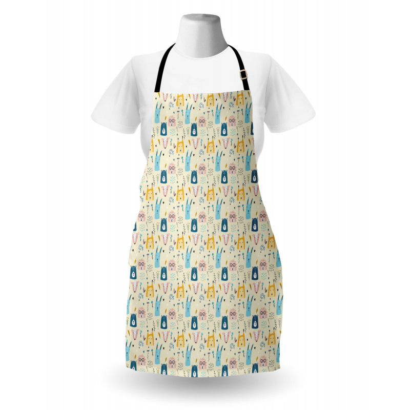 Funny Baby Animals Apron