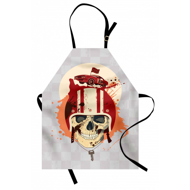 Racing Driver Horror Art Apron