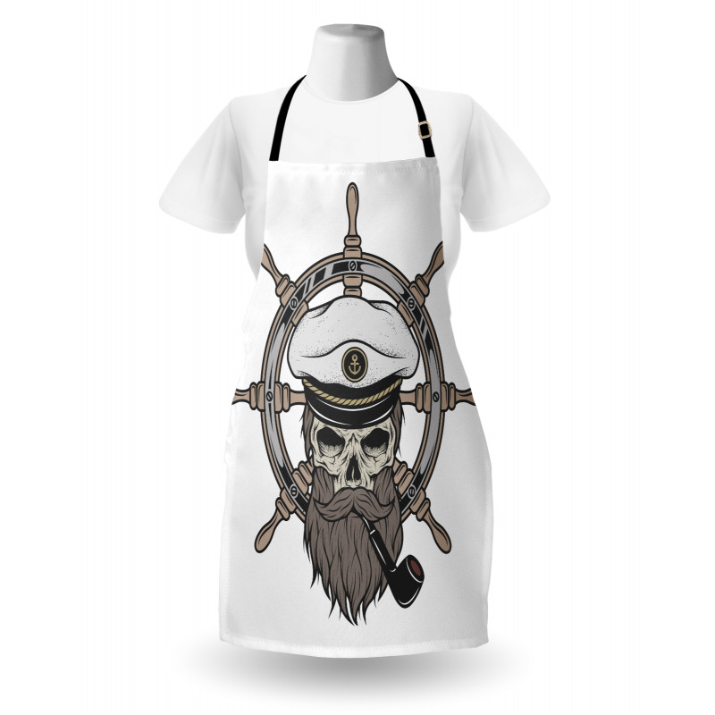 Captain Pirate Skeleton Apron