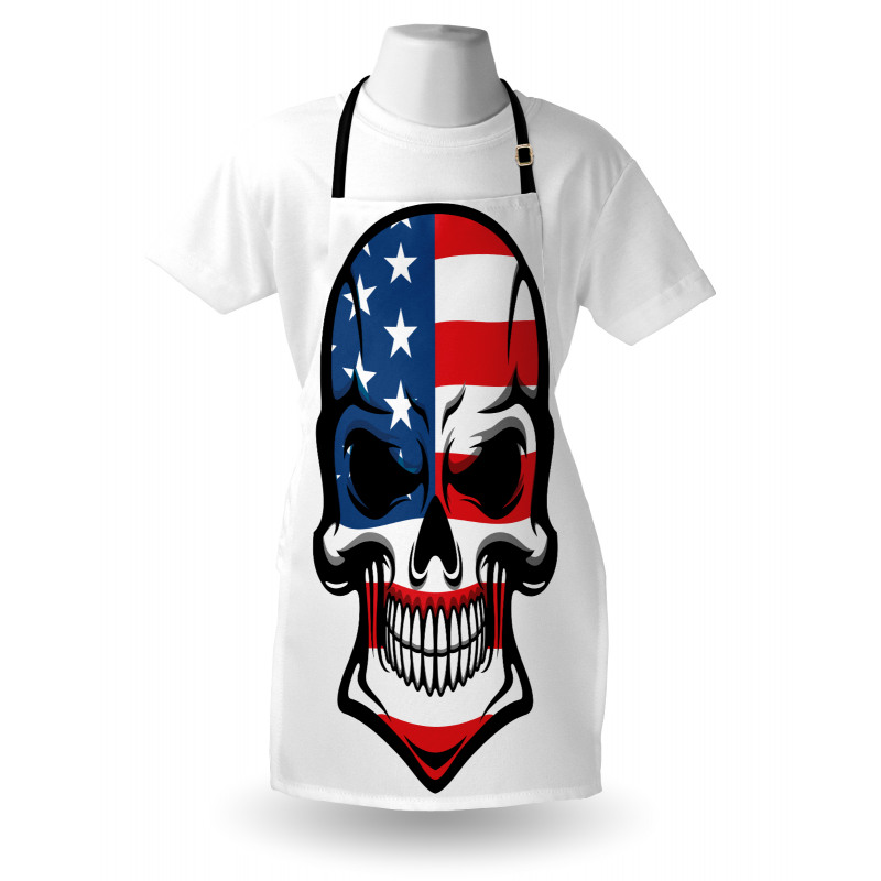 Scary Skull Art Apron