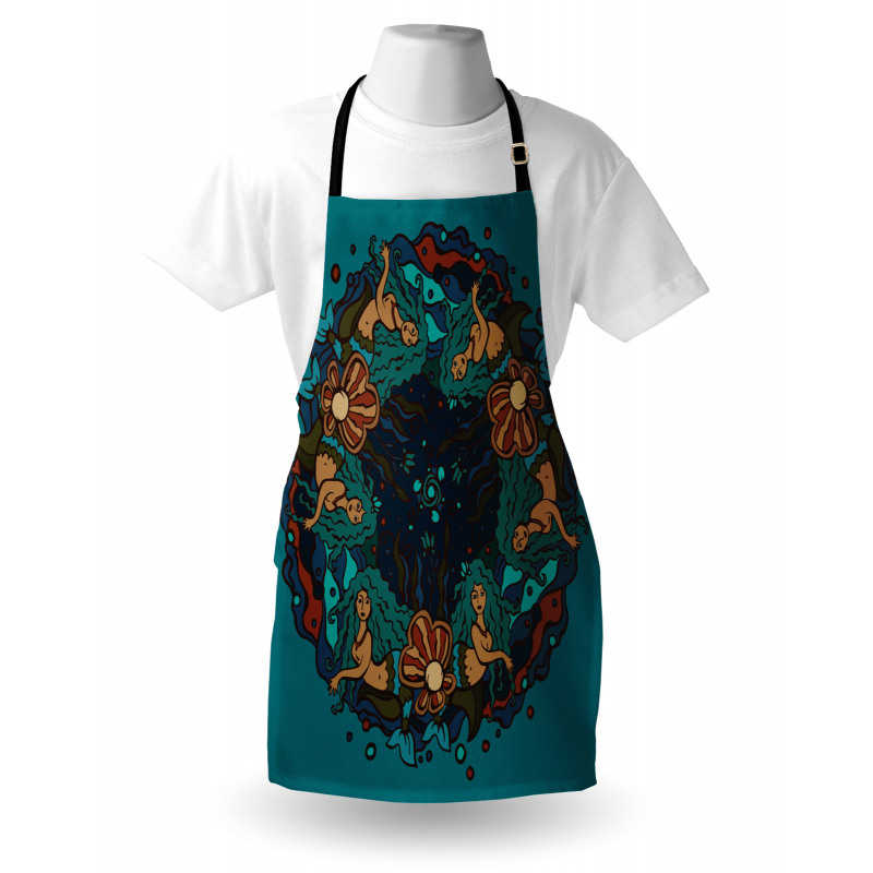 Vintage Marine Theme Apron