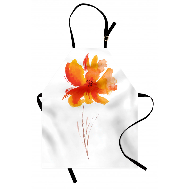 Romantic Poppy Apron