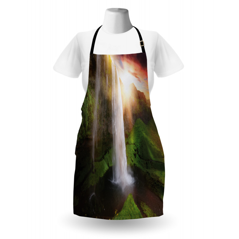 Sunset Sky in Iceland Apron