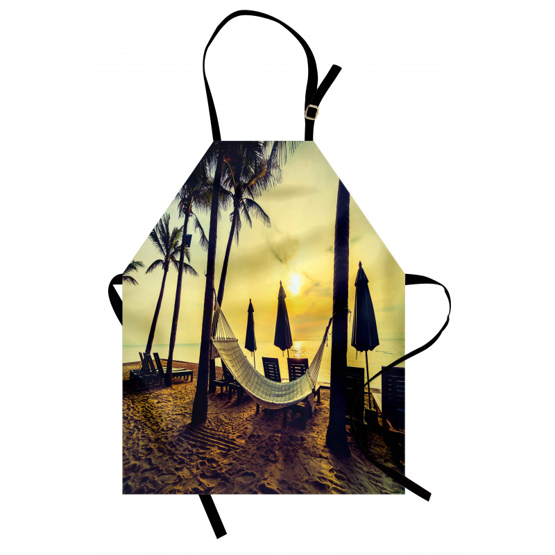 Coconut Exotic Palm Trees Apron