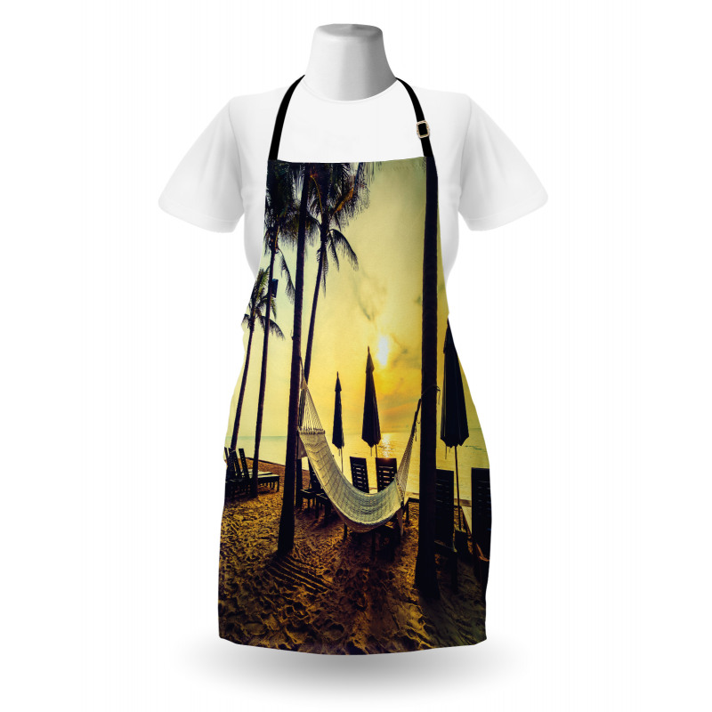 Coconut Exotic Palm Trees Apron