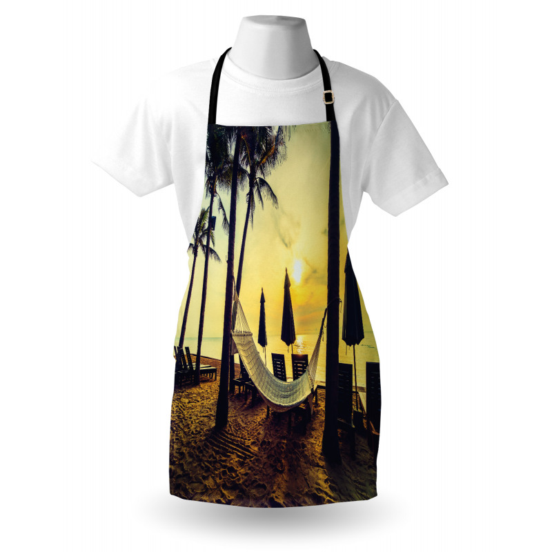 Coconut Exotic Palm Trees Apron