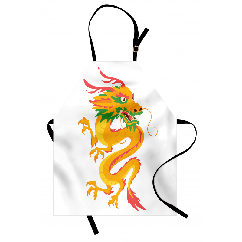 Fierce Animal Cartoon Design Apron