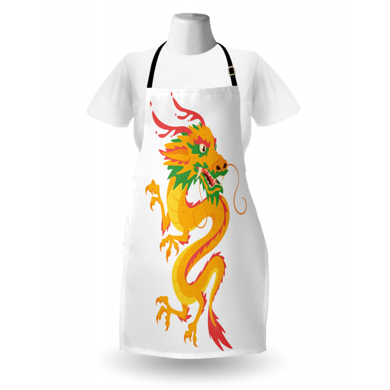 Fierce Animal Cartoon Design Apron